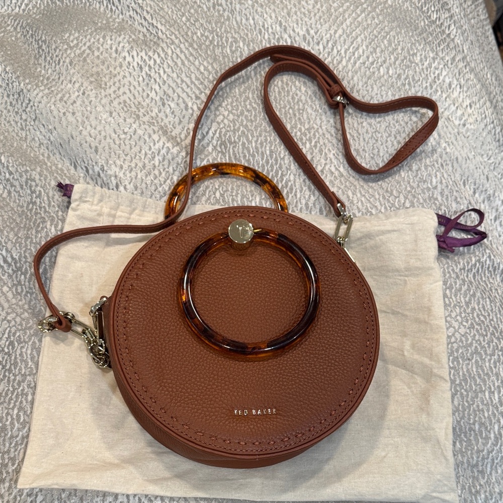 Ted Baker Tan Circular Crossbody Bag